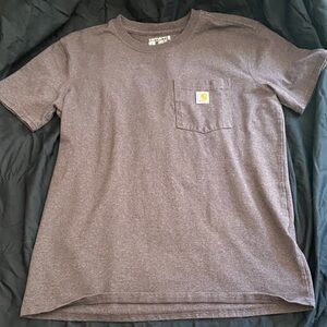 Carhartt Loose Fit Men's Heather Brown Short Sleeve Tee